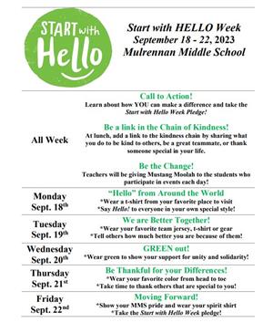 start with hello